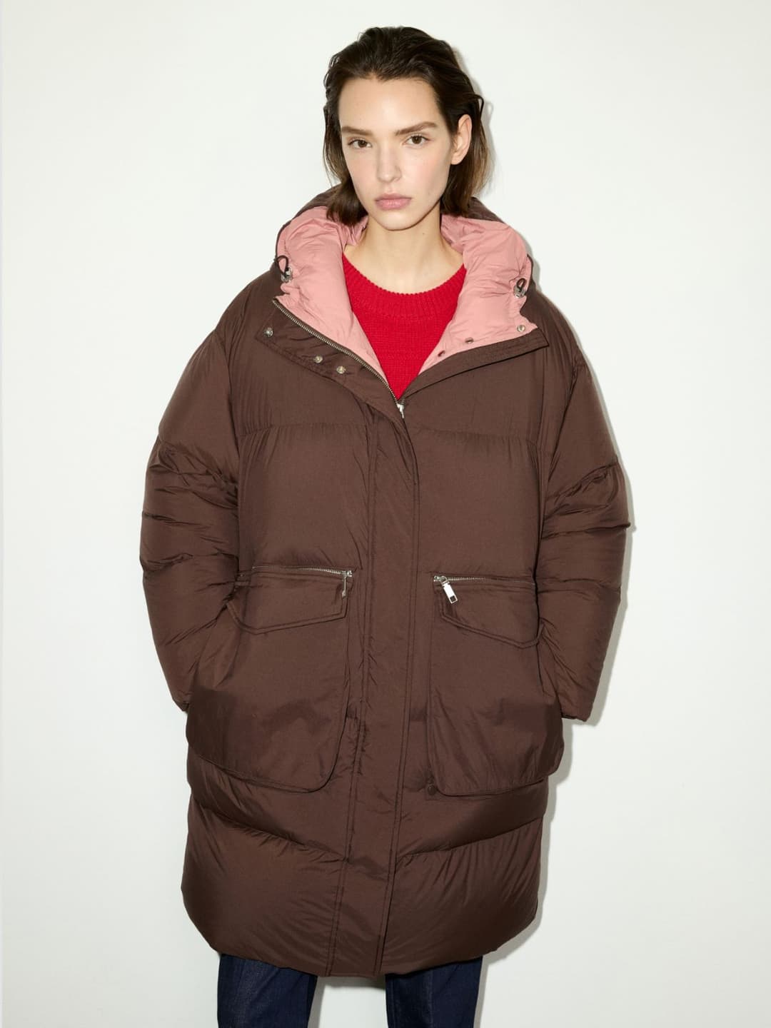 Piumino oversize con cappuccio | Max&Co Piumino oversize con cappuccio - vista alternativa - 0 | Max&Co
