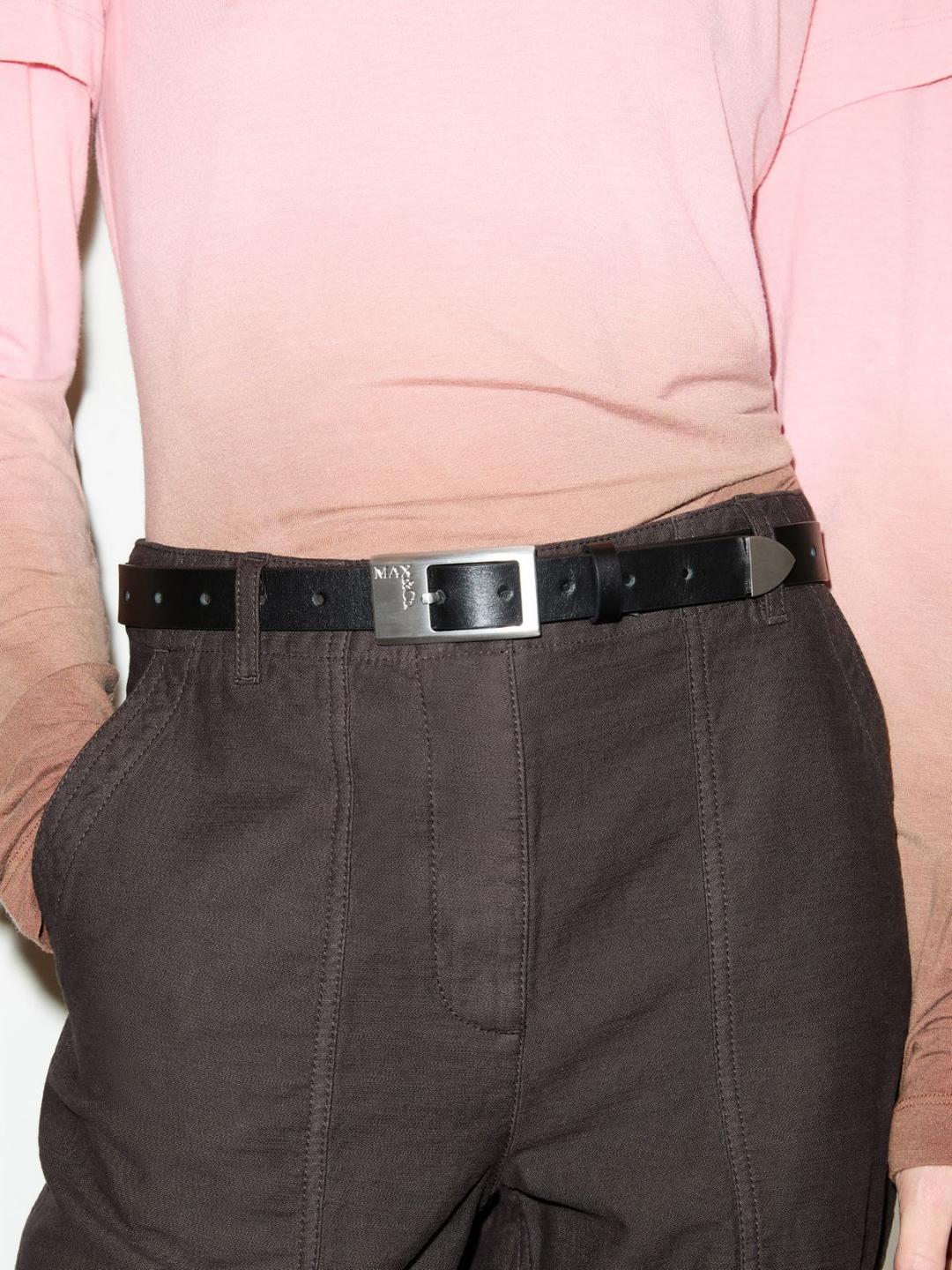 Cintura in pelle liscia | Max&Co Cintura in pelle liscia - vista alternativa - 8 | Max&Co