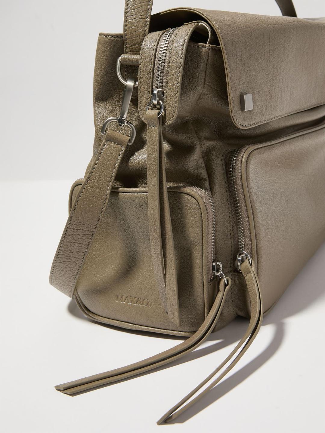 Borsa cargo in pelle lucida | Max&Co Borsa cargo in pelle lucida - vista alternativa - 0 | Max&Co