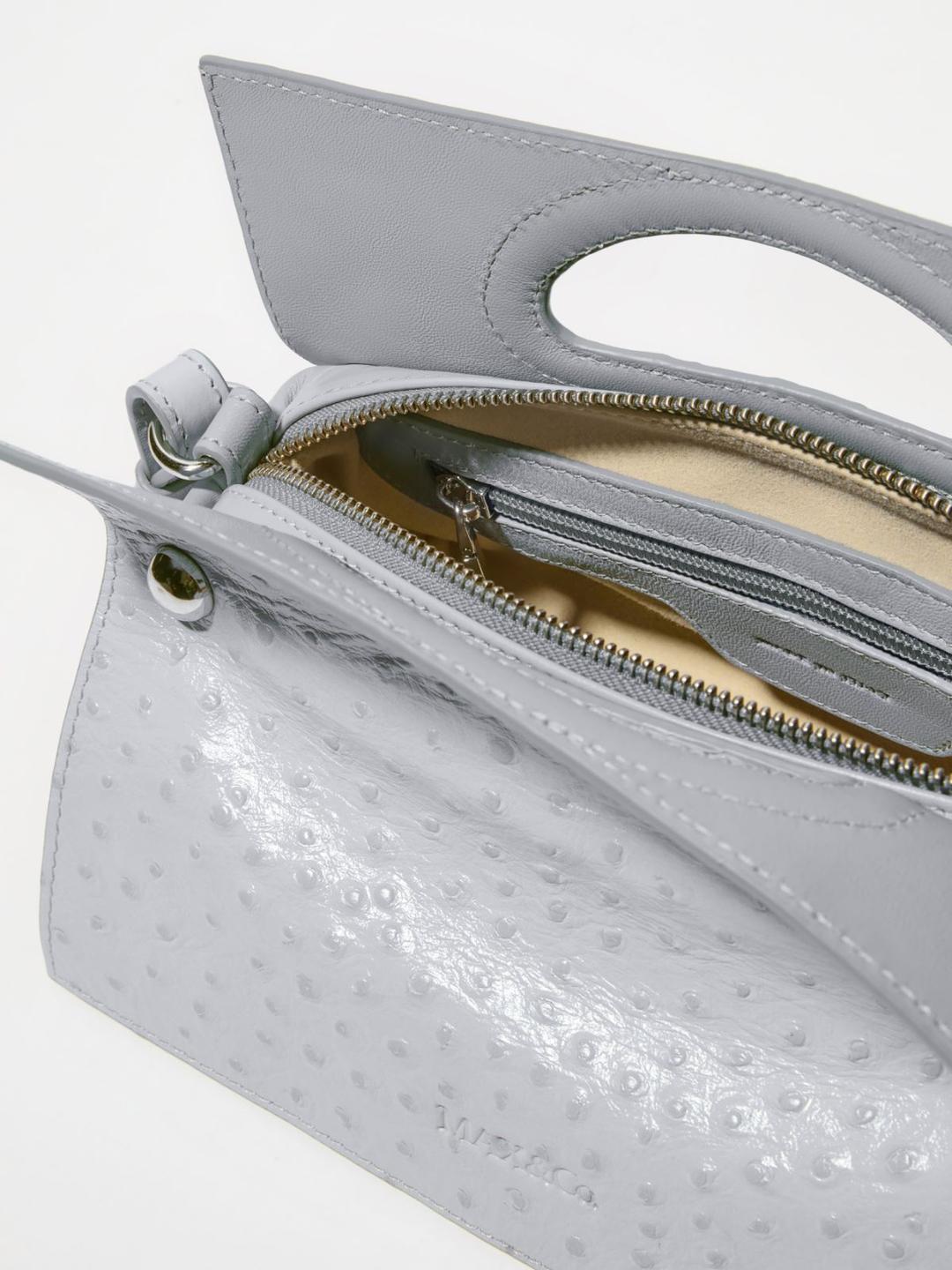 Bookbag in pelle stampa struzzo | Max&Co Bookbag in pelle stampa struzzo - vista alternativa - 7 | Max&Co