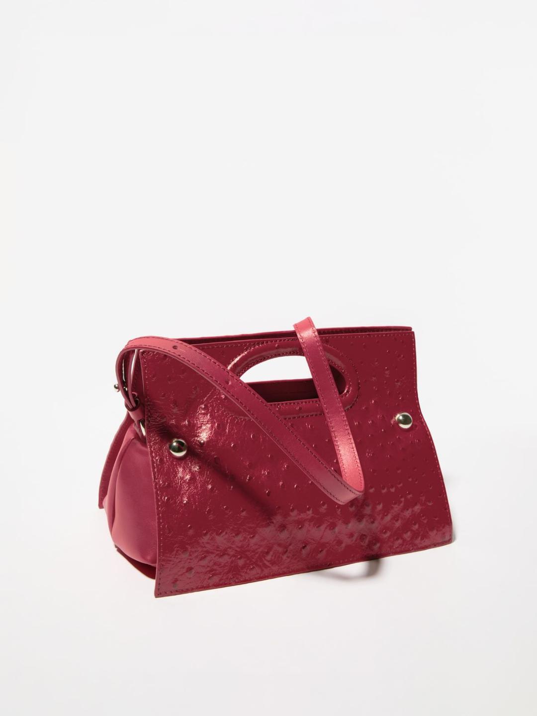 Bookbag in pelle stampa struzzo | Max&Co Bookbag in pelle stampa struzzo - vista alternativa - 7 | Max&Co