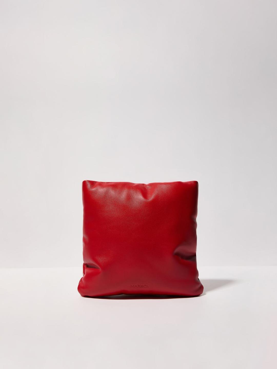 Red square bag in nappa | Max&Co Red square bag in nappa - vista alternativa - 4 | Max&Co