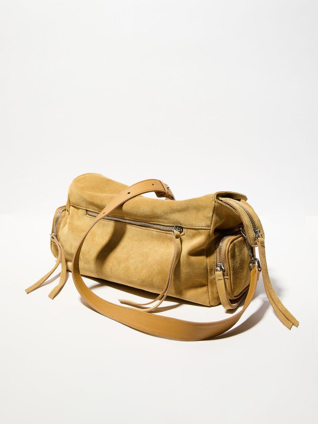 Borsa cargo in pelle scamosciata | Max&Co Borsa cargo in pelle scamosciata - vista alternativa - 1 | Max&Co