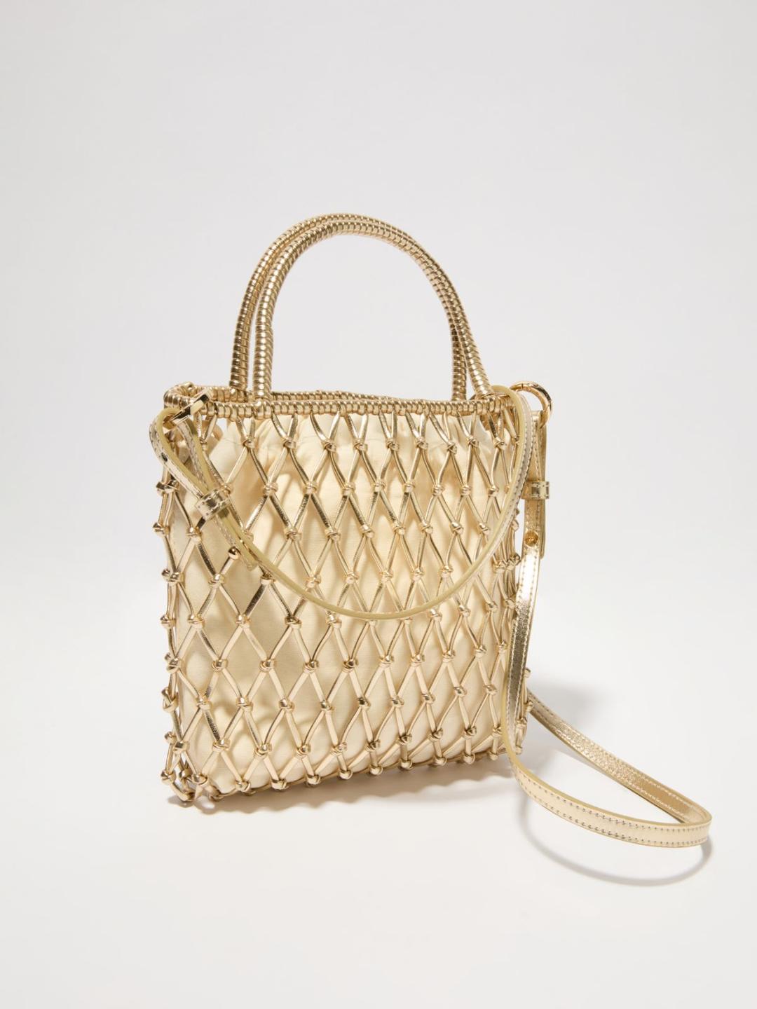 Mini bag laminata a intreccio | Max&Co Mini bag laminata a intreccio - vista alternativa - 2 | Max&Co