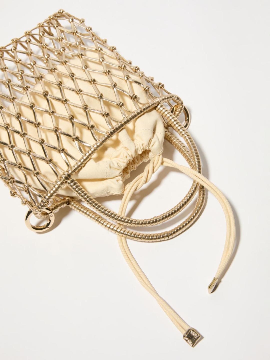 Mini bag laminata a intreccio | Max&Co Mini bag laminata a intreccio - vista alternativa - 2 | Max&Co