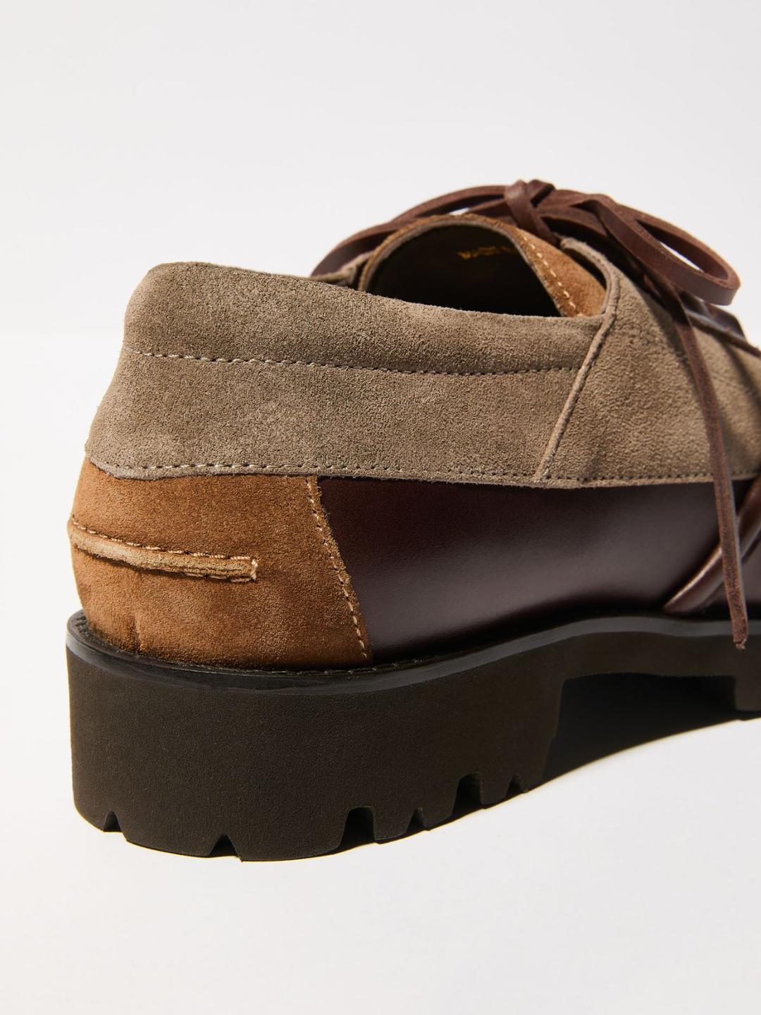 Boat shoes patchwork in pelle | Max&Co Boat shoes patchwork in pelle - vista alternativa - 5 | Max&Co