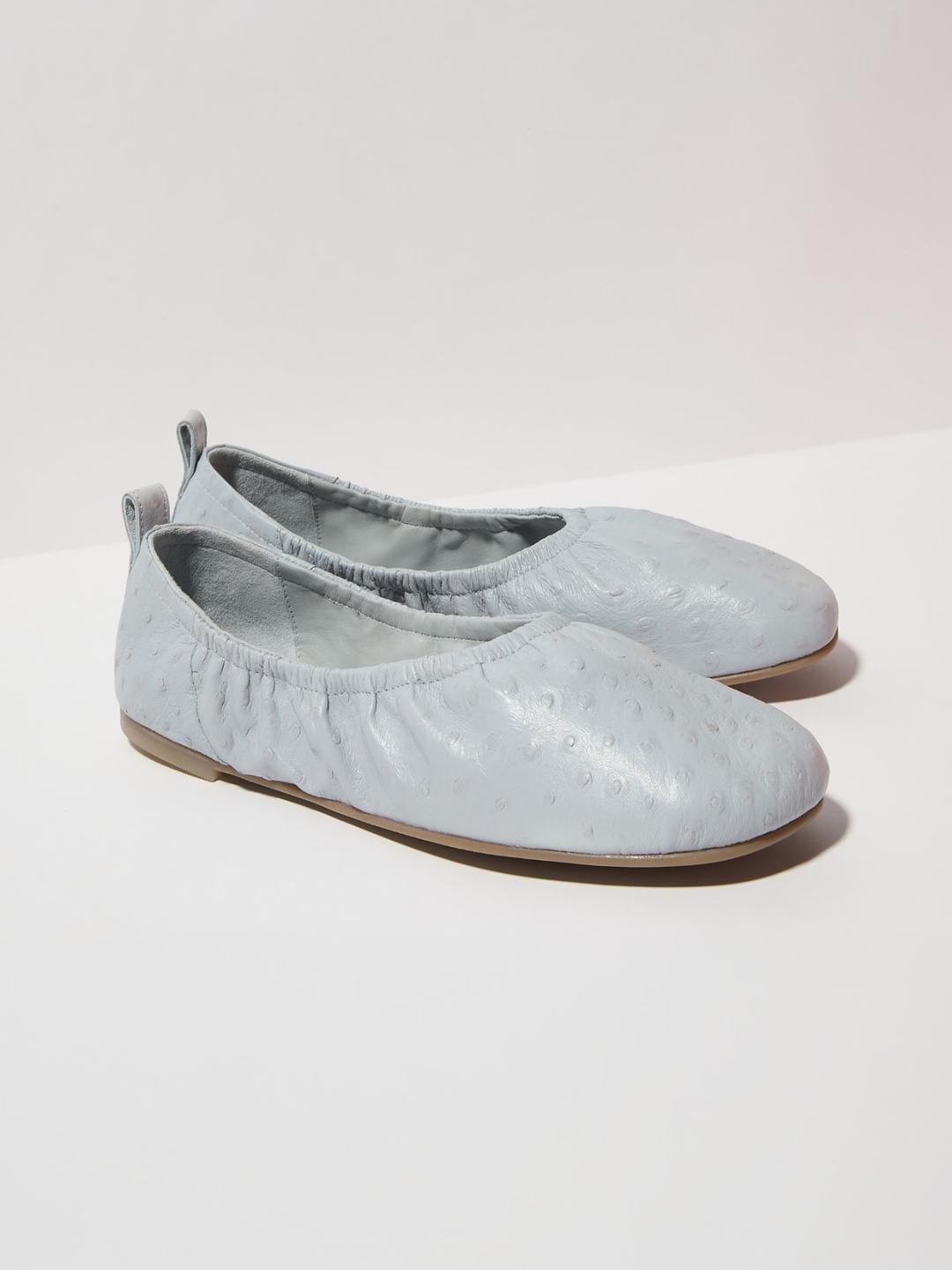 Ballerine in pelle stampa struzzo | Max&Co Ballerine in pelle stampa struzzo - vista alternativa - 9 | Max&Co