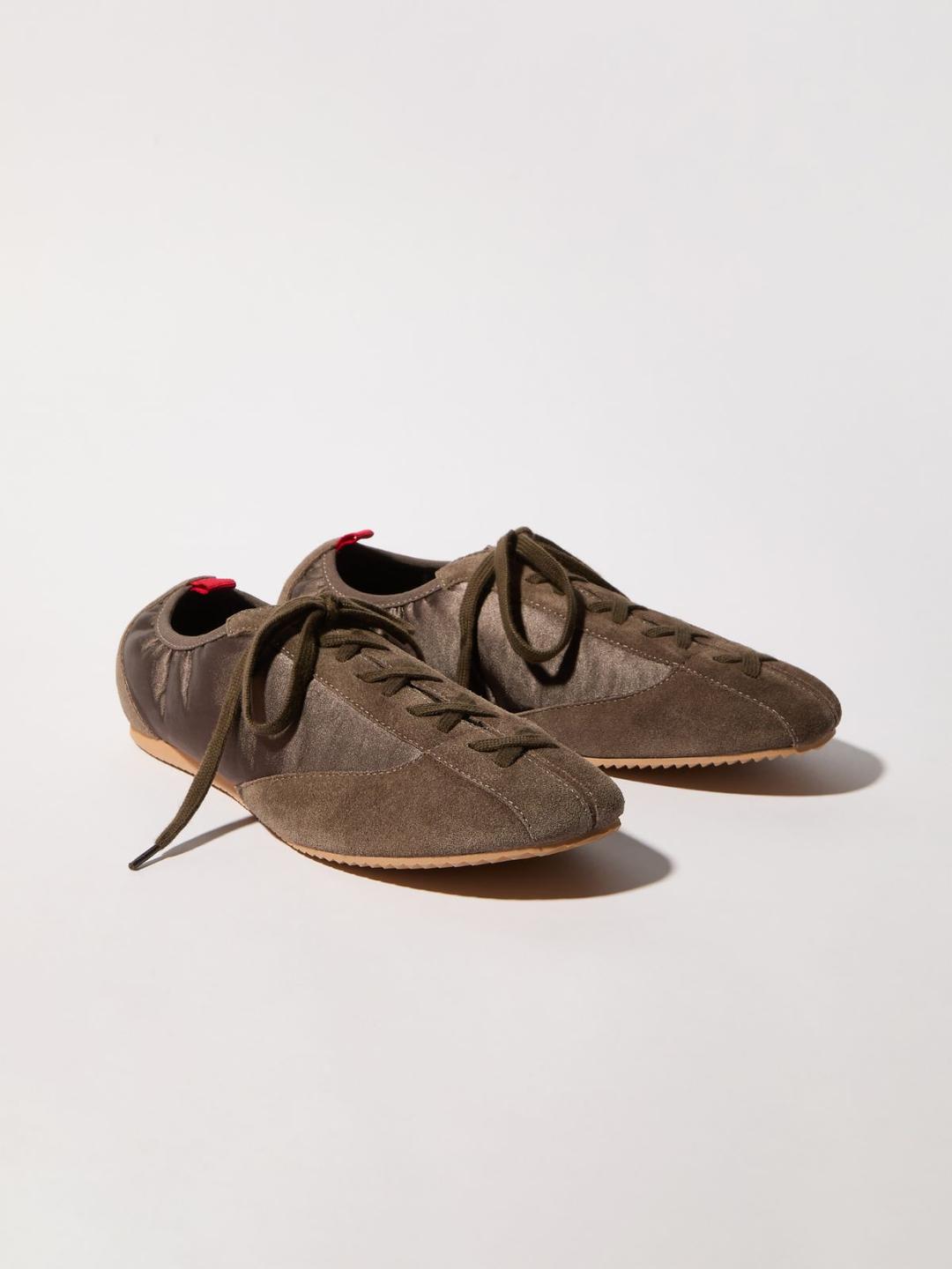 Sneakers in raso e suede | Max&Co Sneakers in raso e suede - vista alternativa - 2 | Max&Co