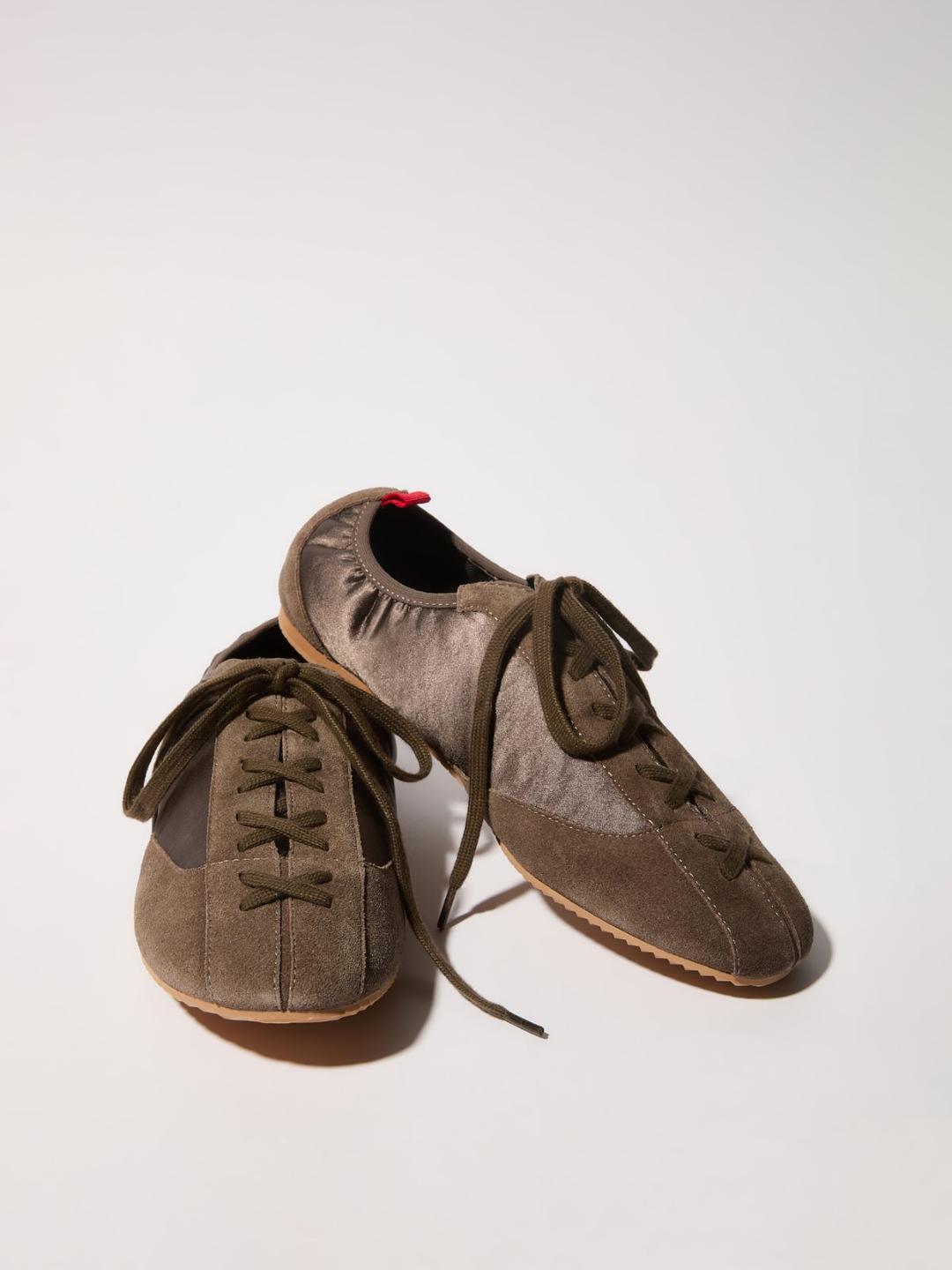 Sneakers in raso e suede | Max&Co Sneakers in raso e suede - vista alternativa - 2 | Max&Co