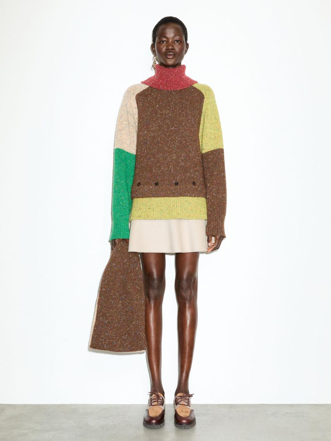 Sciarpa in lana tweed | Max&Co Sciarpa in lana tweed - vista alternativa - 0 | Max&Co
