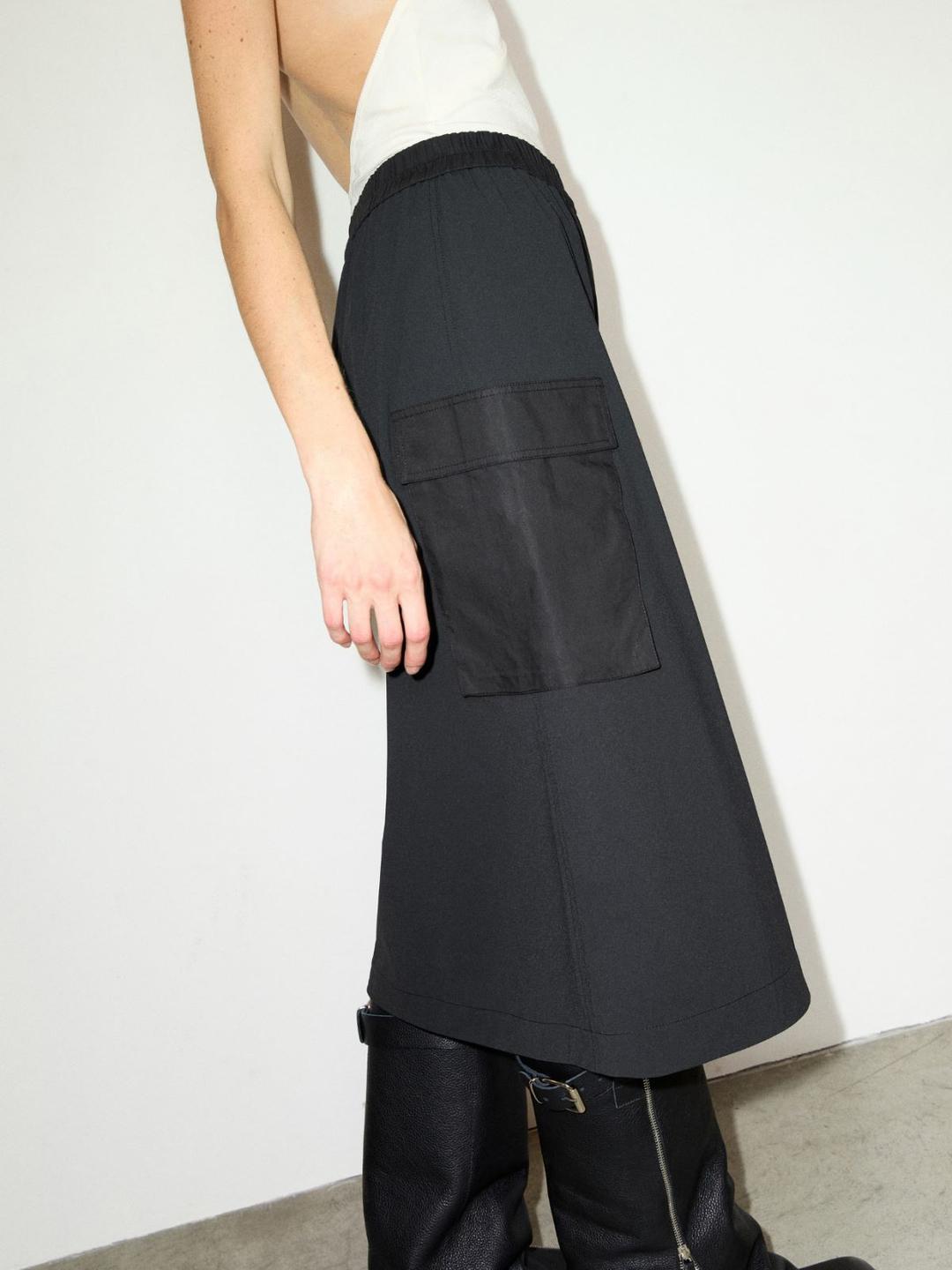Gonna midi in jersey tecnico | Max&Co Gonna midi in jersey tecnico - vista alternativa - 23 | Max&Co