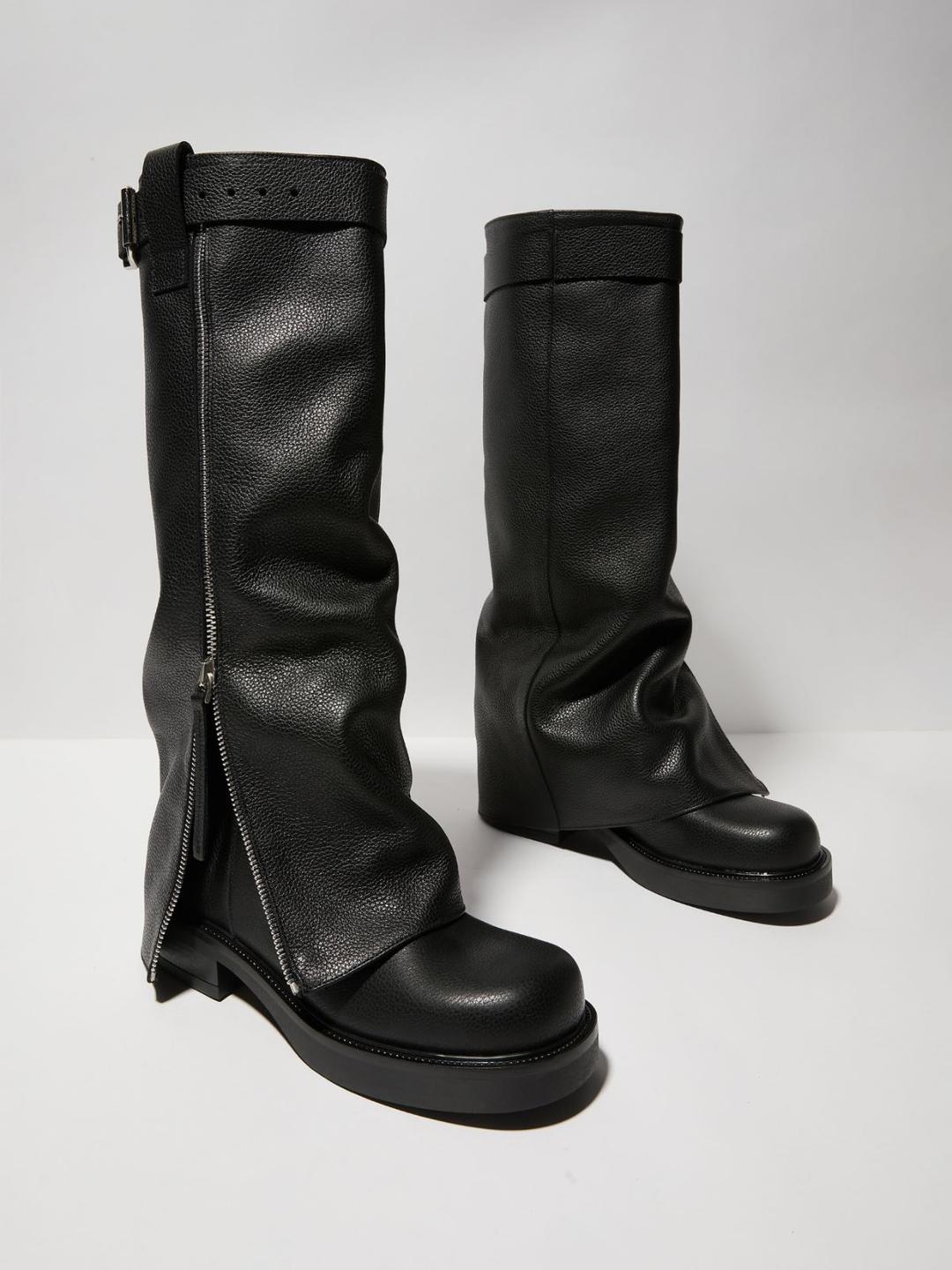 Stivali biker in pelle | Max&Co Stivali biker in pelle - vista alternativa - 4 | Max&Co