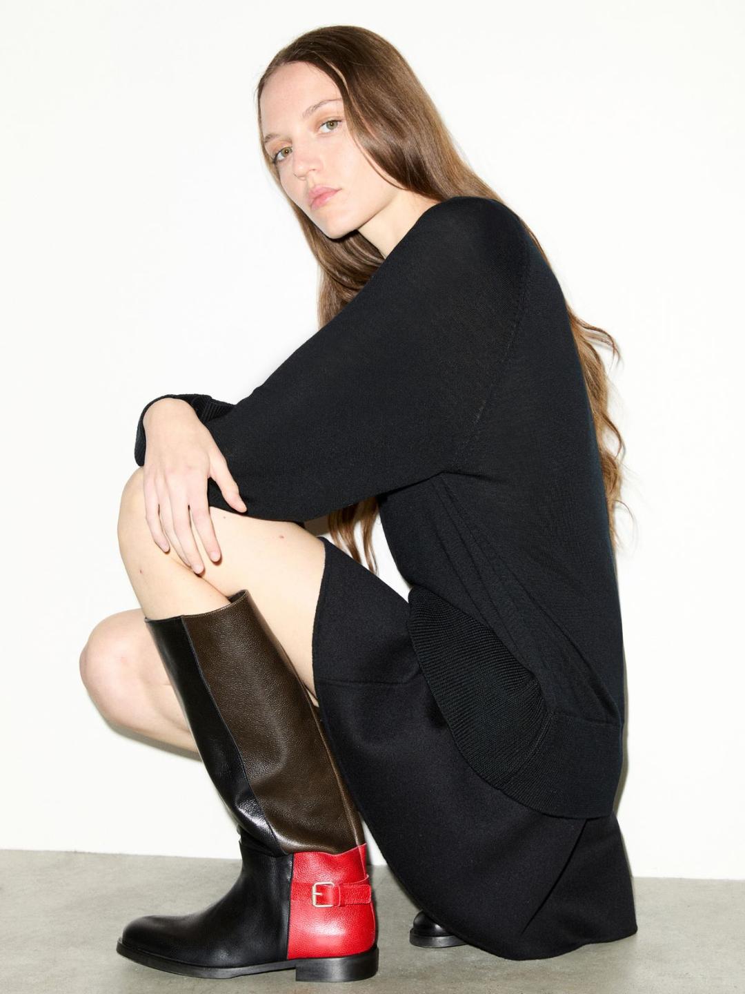Stivali color block in pelle | Max&Co Stivali color block in pelle - vista alternativa - 3 | Max&Co