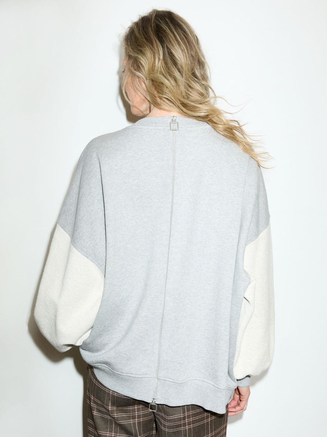 Felpa oversize in cotone | Max&Co Felpa oversize in cotone - vista alternativa - 8 | Max&Co