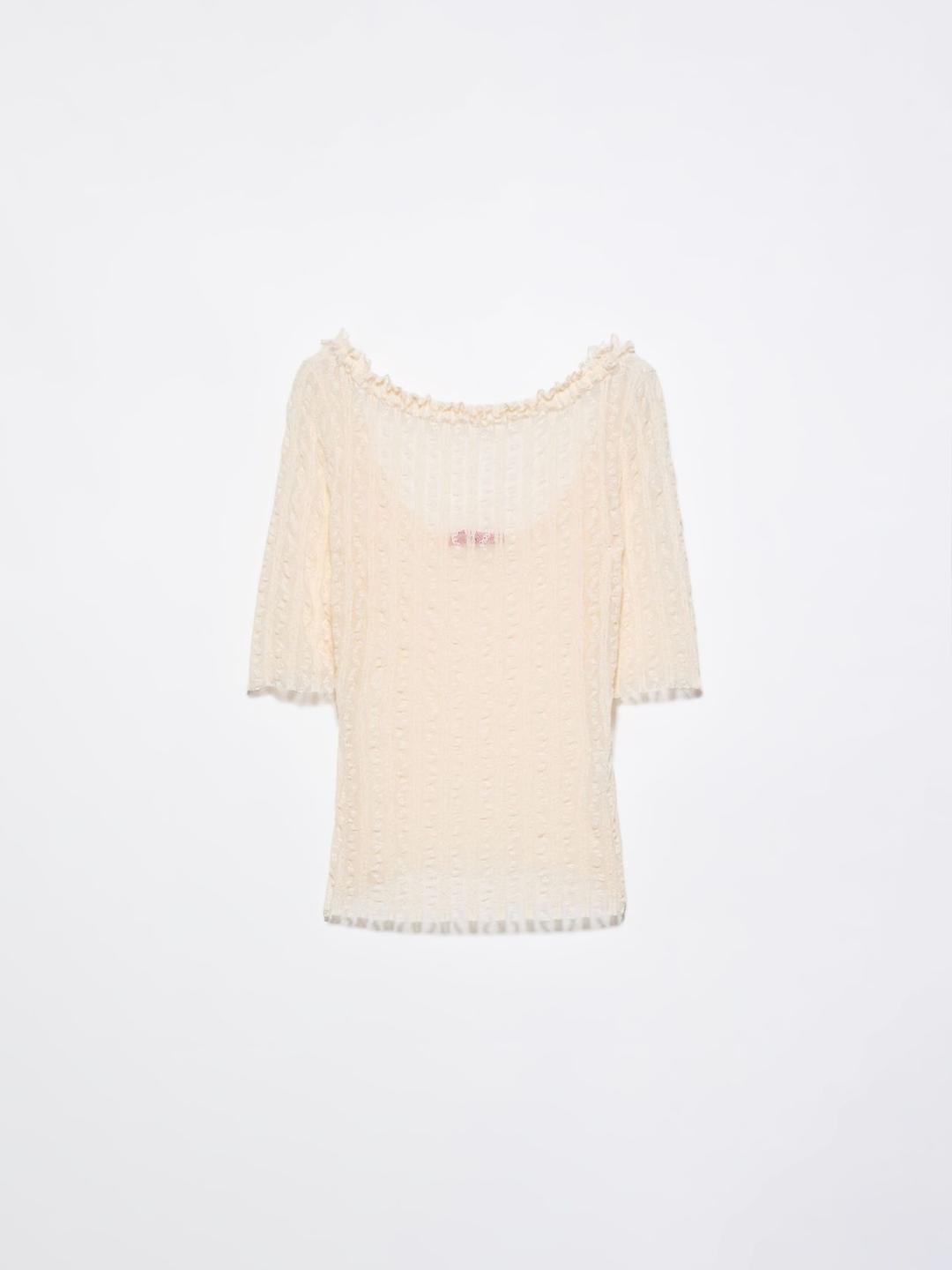 T-shirt in jersey pizzo | Max&Co T-shirt in jersey pizzo | Max&Co