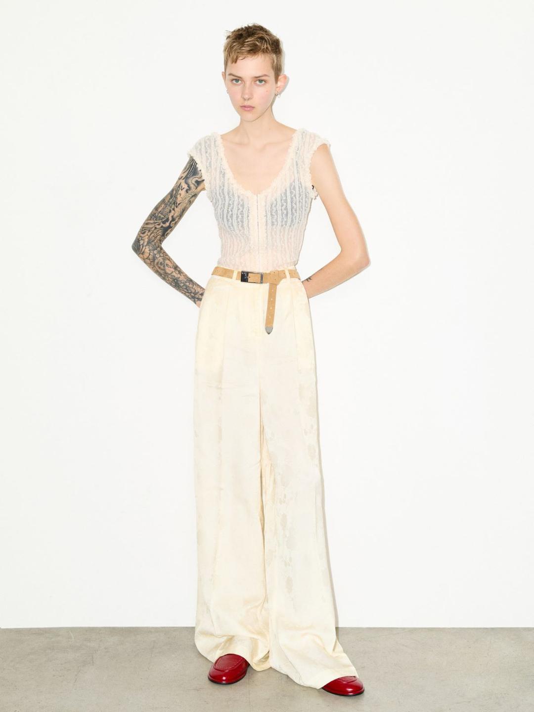 Top in jersey pizzo | Max&Co Top in jersey pizzo - vista alternativa - 21 | Max&Co