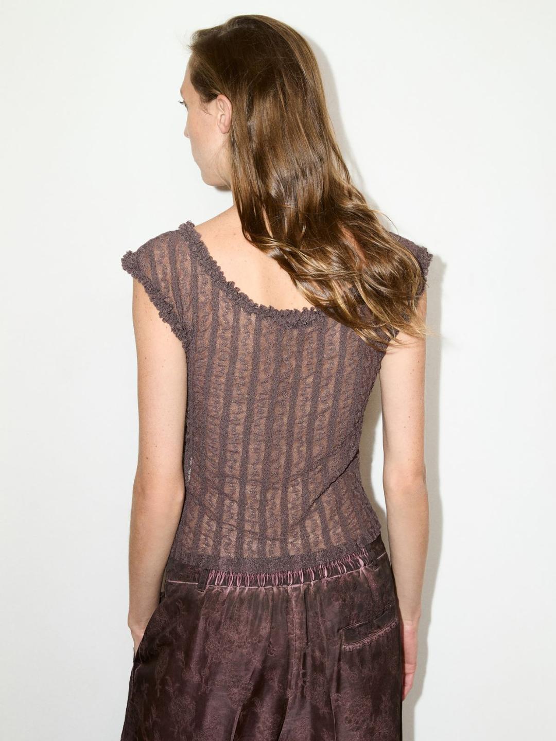 Top in jersey pizzo | Max&Co Top in jersey pizzo - vista alternativa - 23 | Max&Co