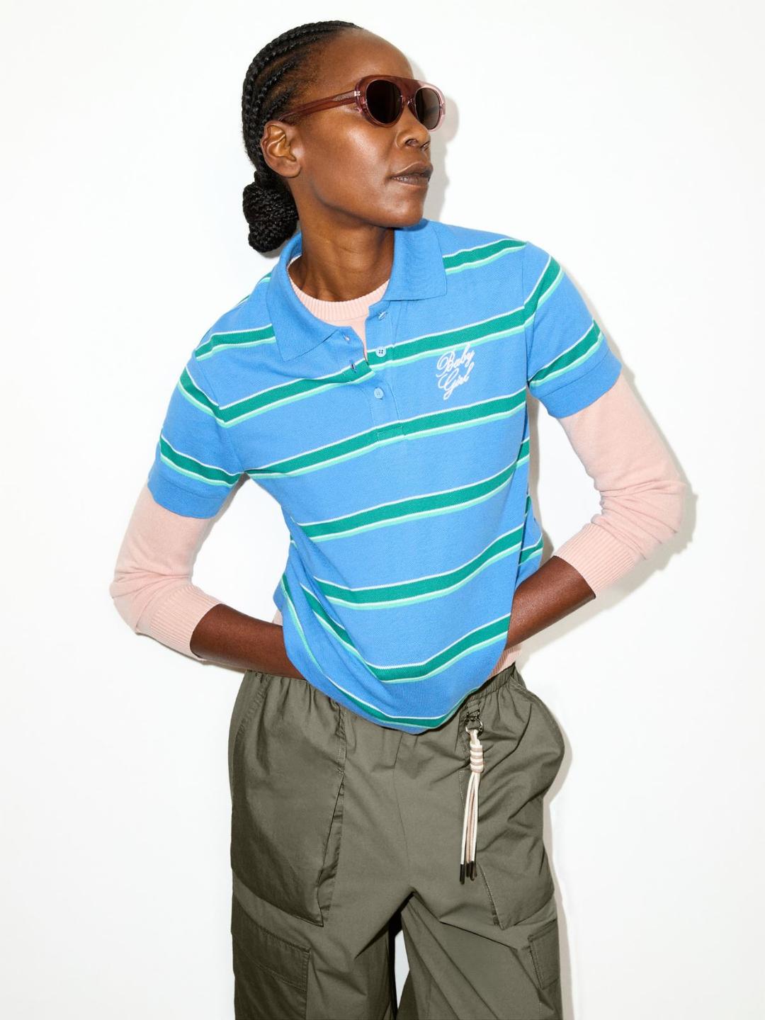 Polo in piqué con ricamo | Max&Co Polo in piqué con ricamo - vista alternativa - 6 | Max&Co