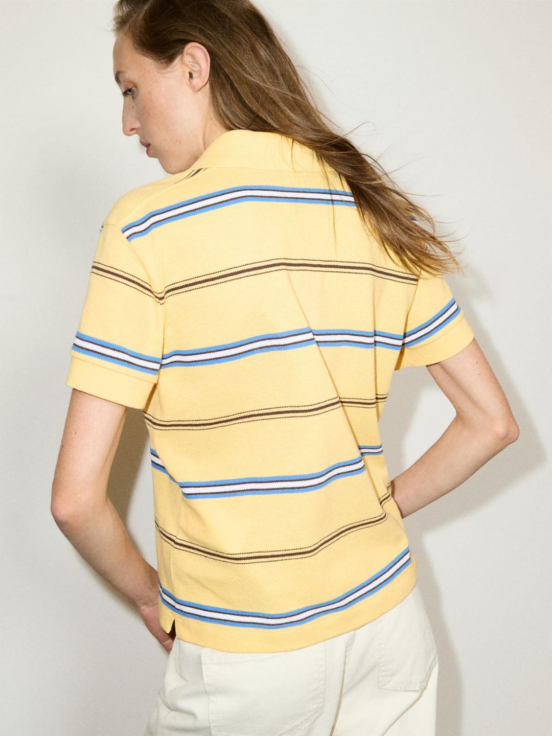 Polo in piqué con ricamo | Max&Co Polo in piqué con ricamo - vista alternativa - 5 | Max&Co