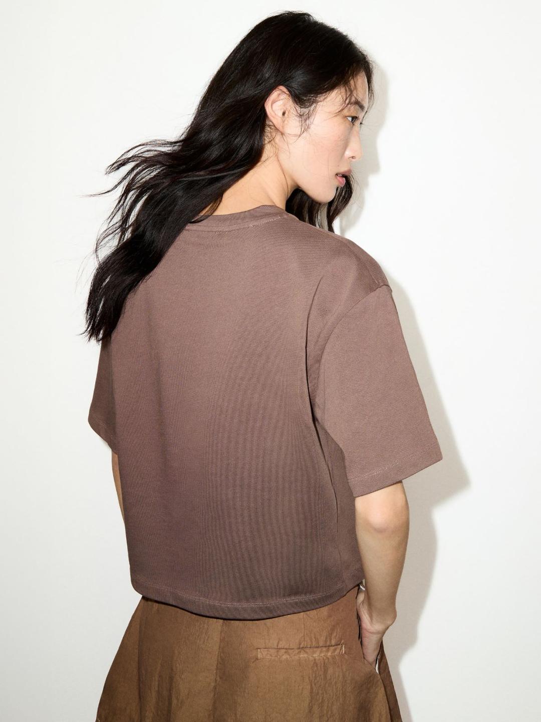 Boxy T-shirt con lettering | Max&Co Boxy T-shirt con lettering - vista alternativa - 9 | Max&Co