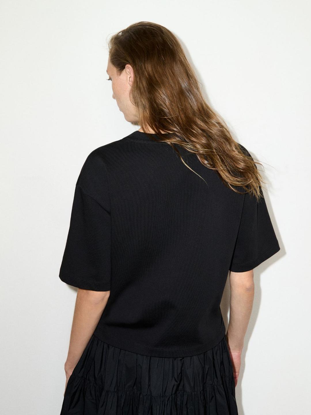 Boxy T-shirt con lettering | Max&Co Boxy T-shirt con lettering - vista alternativa - 6 | Max&Co