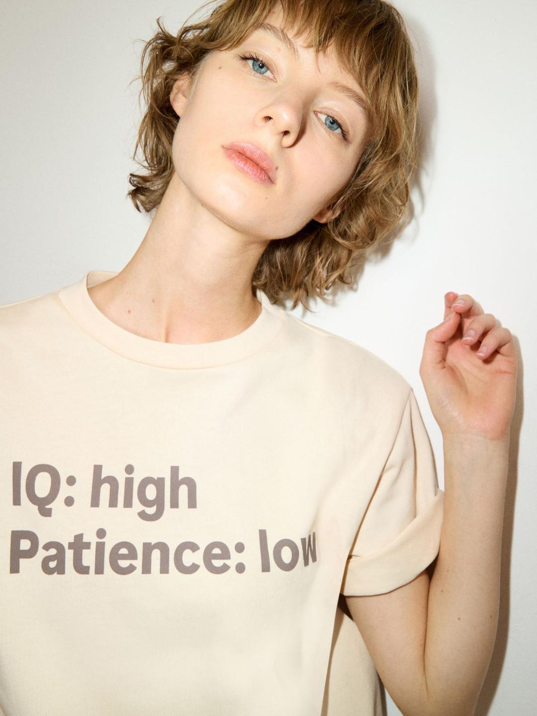 T-shirt in cotone con lettering | Max&Co T-shirt in cotone con lettering - vista alternativa - 7 | Max&Co