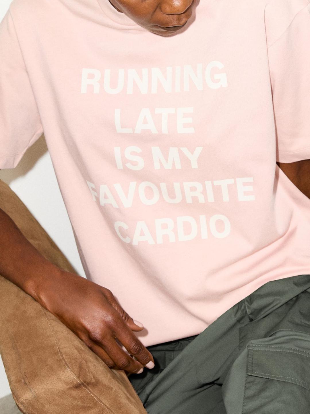 T-shirt in cotone con lettering | Max&Co T-shirt in cotone con lettering - vista alternativa - 4 | Max&Co