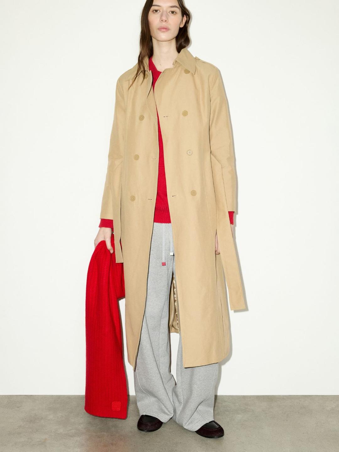 Trench midi in ottoman | Max&Co Trench midi in ottoman - vista alternativa - 2 | Max&Co