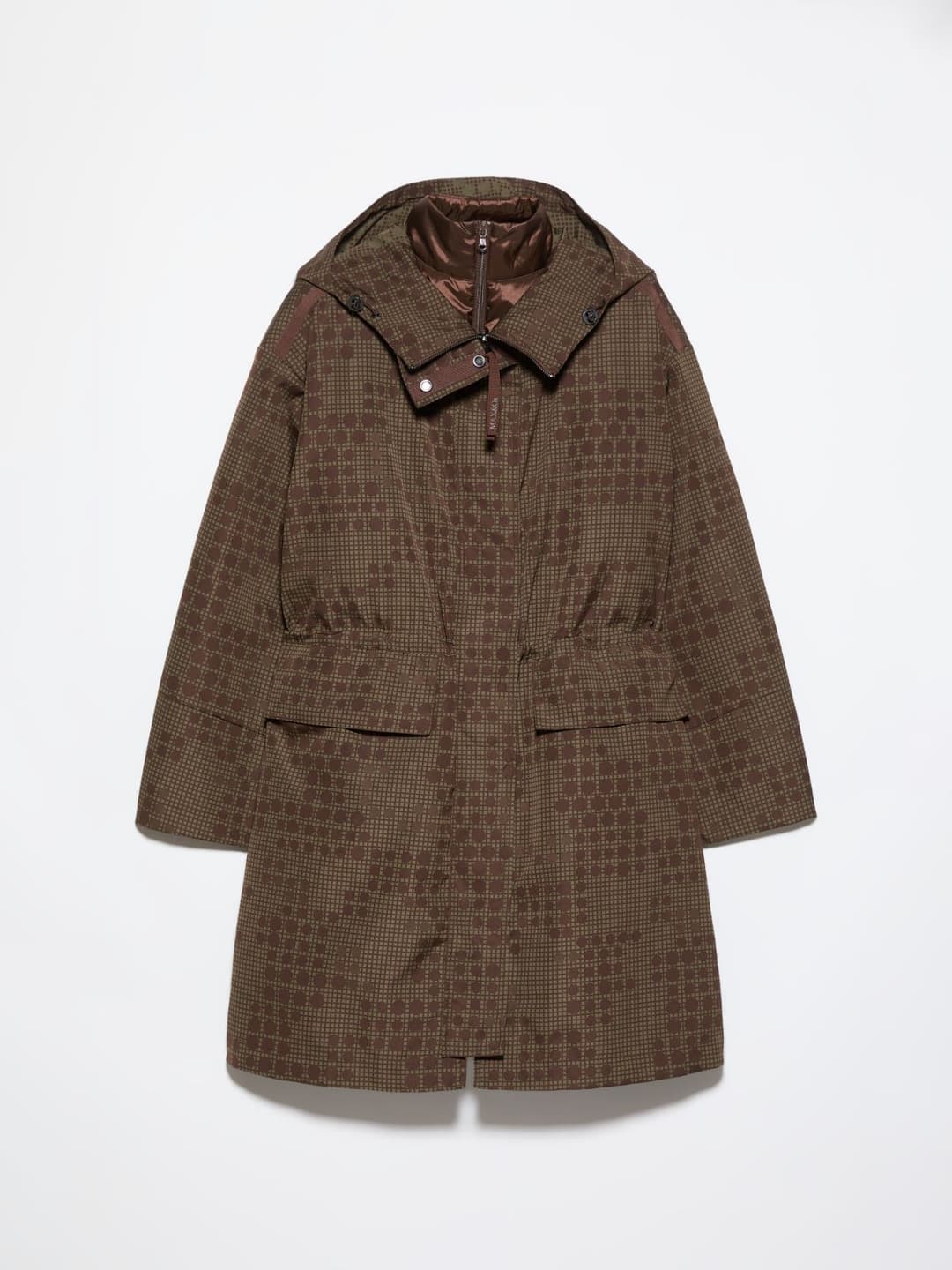 Parka 3-in-1 Raeburn &Co.llaboration | Max&Co Parka 3-in-1 Raeburn &Co.llaboration kaki con disegno jacquard geometrico e giacca imbottita interna indossabile separatamente. | Max&Co