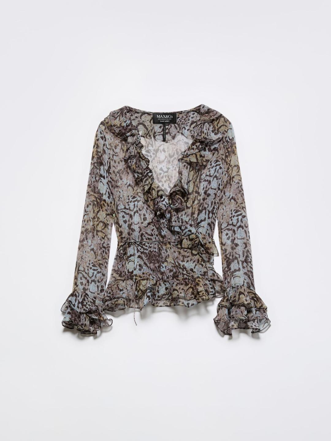 Blusa in crépon Sami Miró &Co.llaboration | Max&Co Blusa in crépon Sami Miró &Co.llaboration | Max&Co
