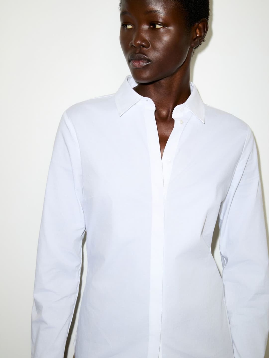 Camicia slim in popeline | Max&Co Camicia slim in popeline - vista alternativa - 2 | Max&Co