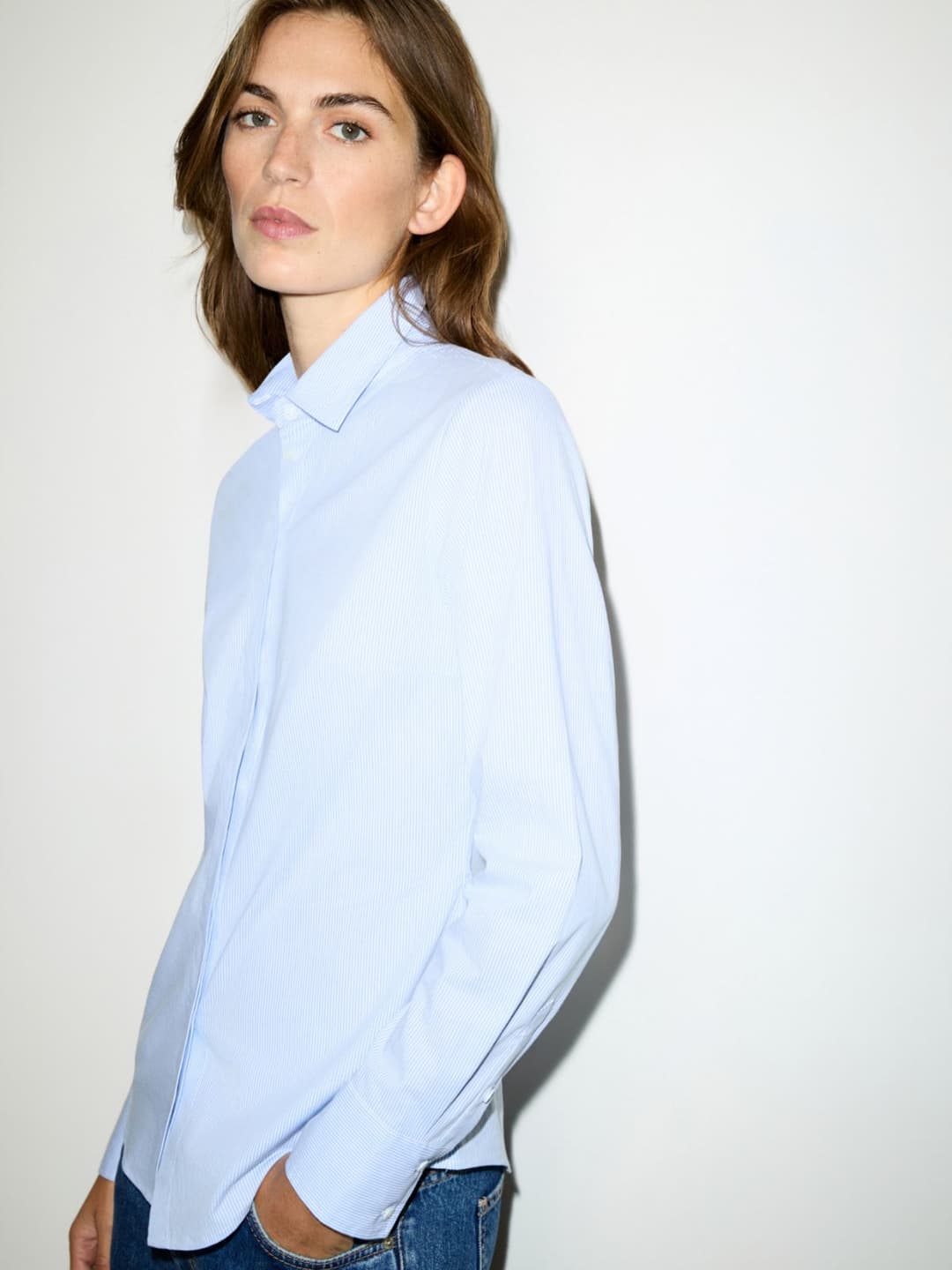 Camicia slim in popeline | Max&Co Camicia slim in popeline - vista alternativa - 2 | Max&Co