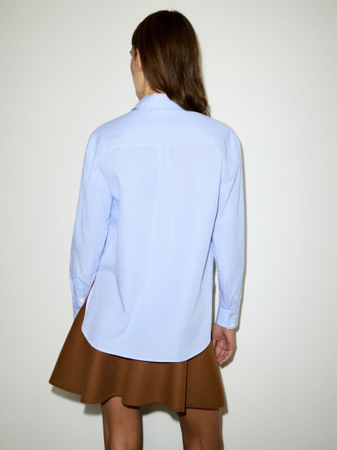 Camicia ampia in popeline | Max&Co Camicia ampia in popeline - vista alternativa - 1 | Max&Co