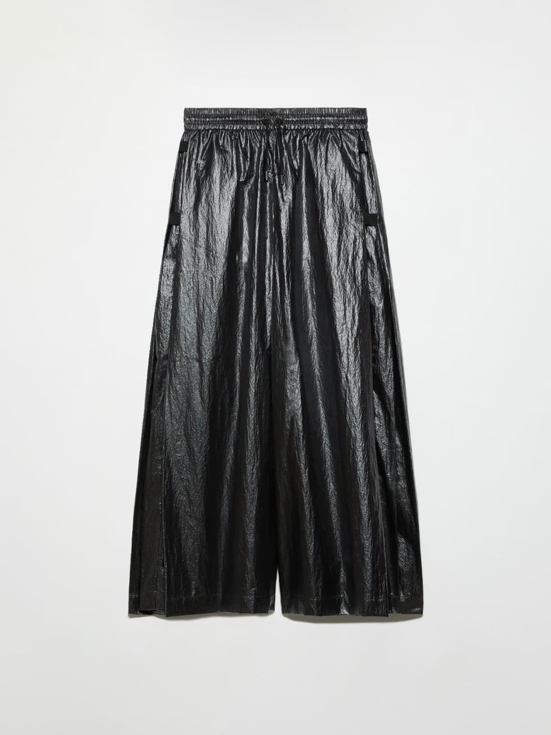 Pantaloni in nylon Raeburn &Co.llaboration | Max&Co Pantaloni neri in nylon Raeburn &Co.llaboration con texture rip-stop e finitura spalmata antigoccia. | Max&Co