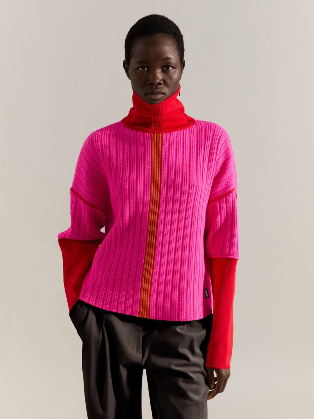 Maglia color block Raeburn &Co.llaboration | Max&Co Maglia color block Raeburn &Co.llaboration - vista alternativa - 4 | Max&Co