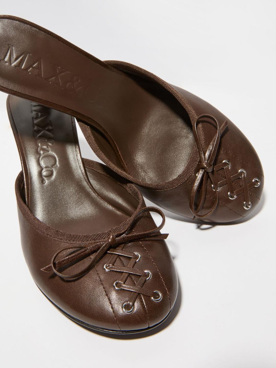 Mules in pelle Sami Miró &Co.llaboration | Max&Co Mules in pelle Sami Miró &Co.llaboration - vista alternativa - 3 | Max&Co