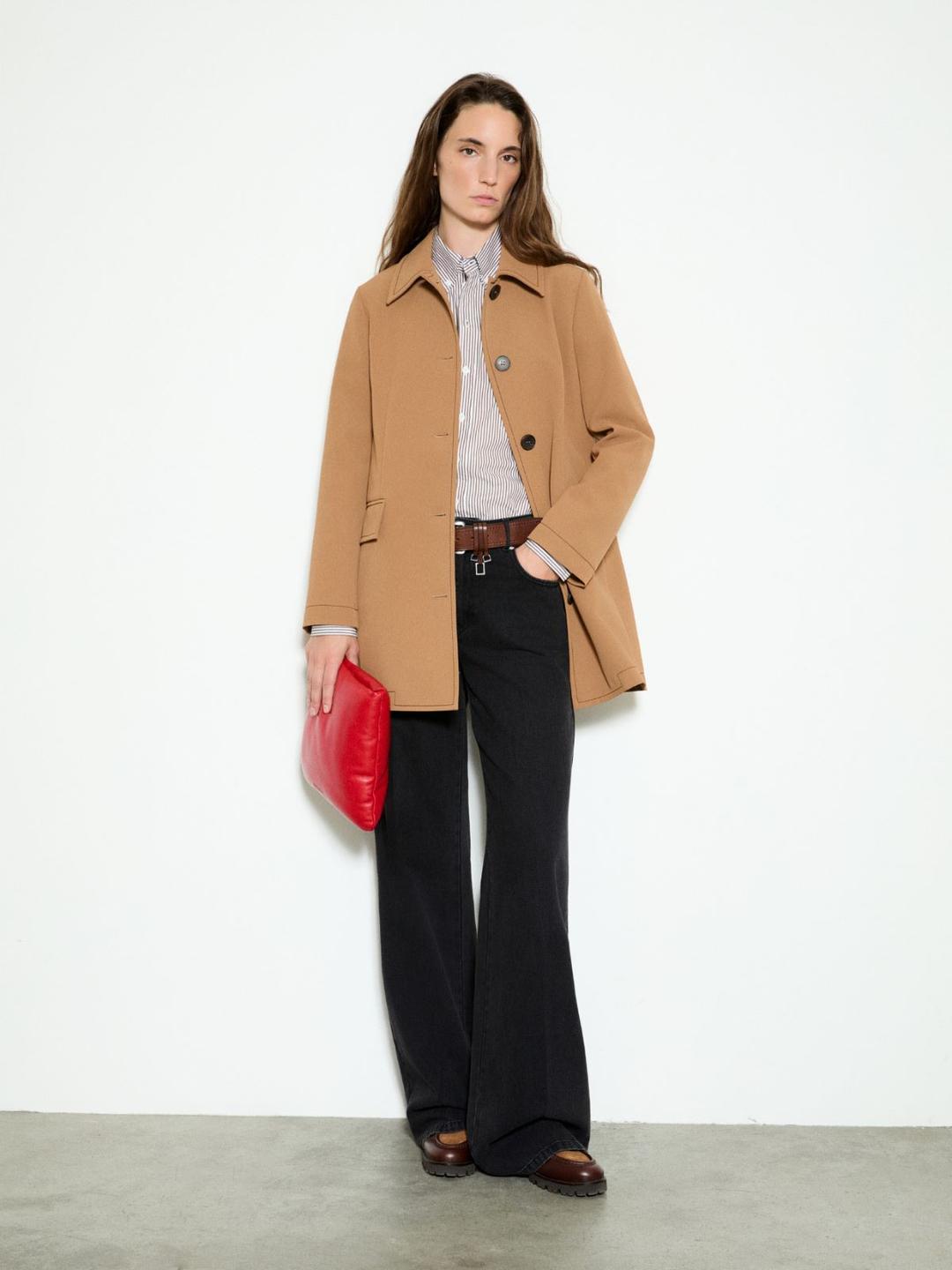 Car coat in bonded twill | Max&Co Car coat in bonded twill - vista alternativa - 10 | Max&Co