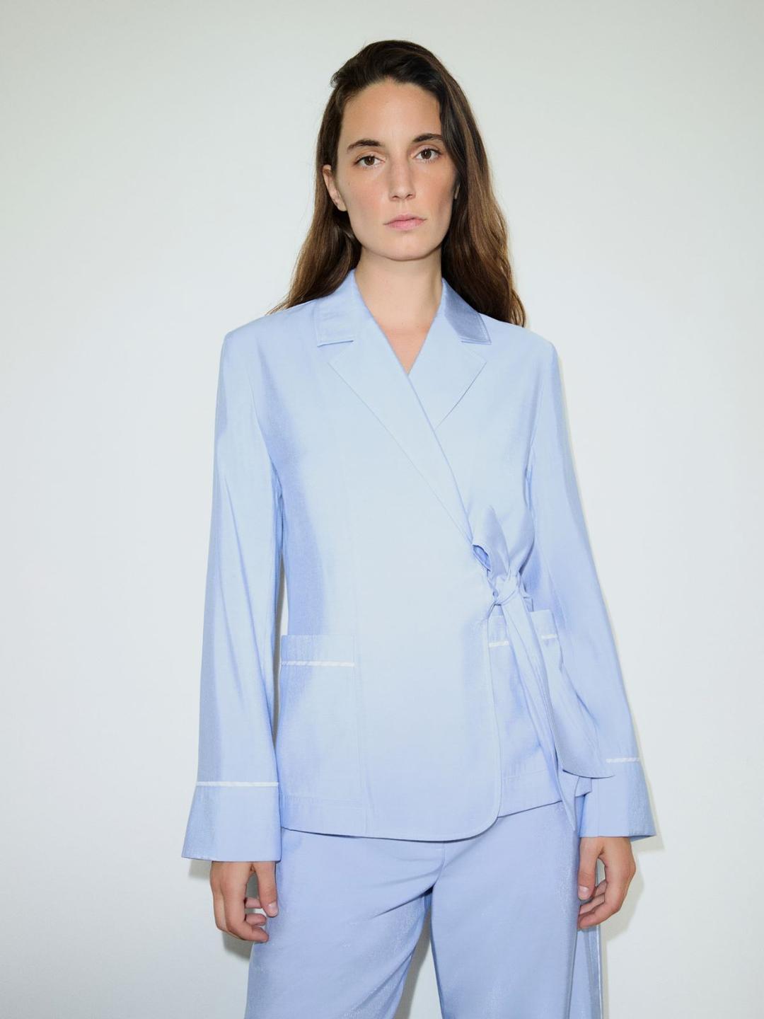 Wrap blazer destrutturato | Max&Co Wrap blazer destrutturato - vista alternativa - 21 | Max&Co