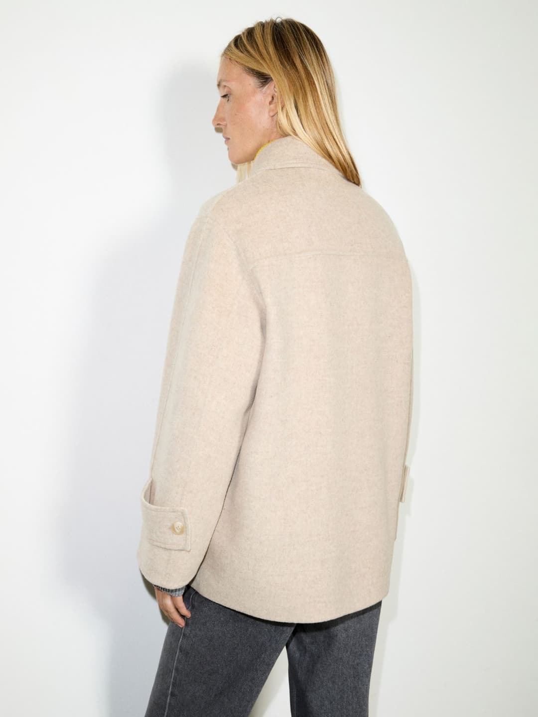 Caban in blend di lana double | Max&Co Caban in blend di lana double - vista alternativa - 10 | Max&Co