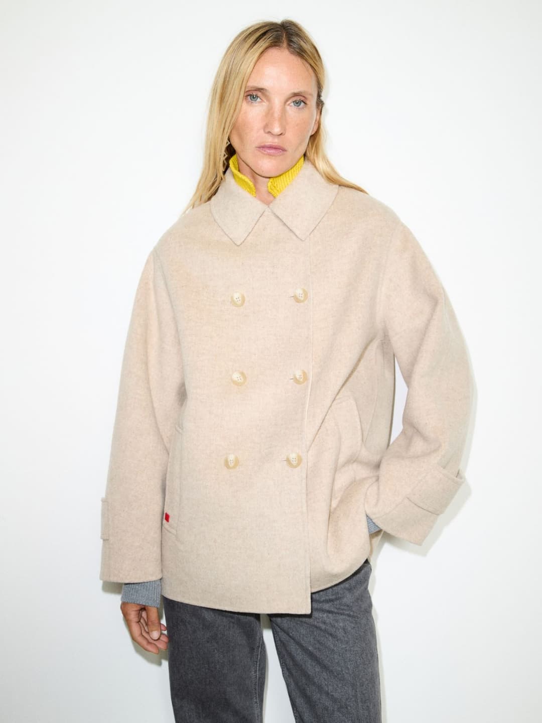 Caban in blend di lana double | Max&Co Caban in blend di lana double - vista alternativa - 10 | Max&Co