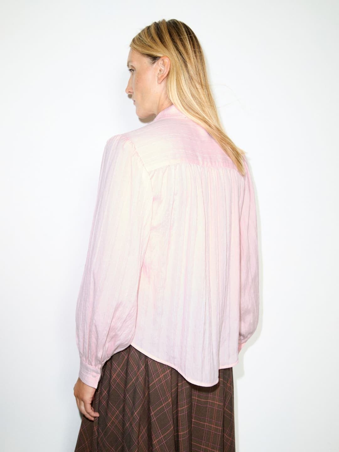 Camicia con collo a fiocco | Max&Co Camicia con collo a fiocco - vista alternativa - 26 | Max&Co