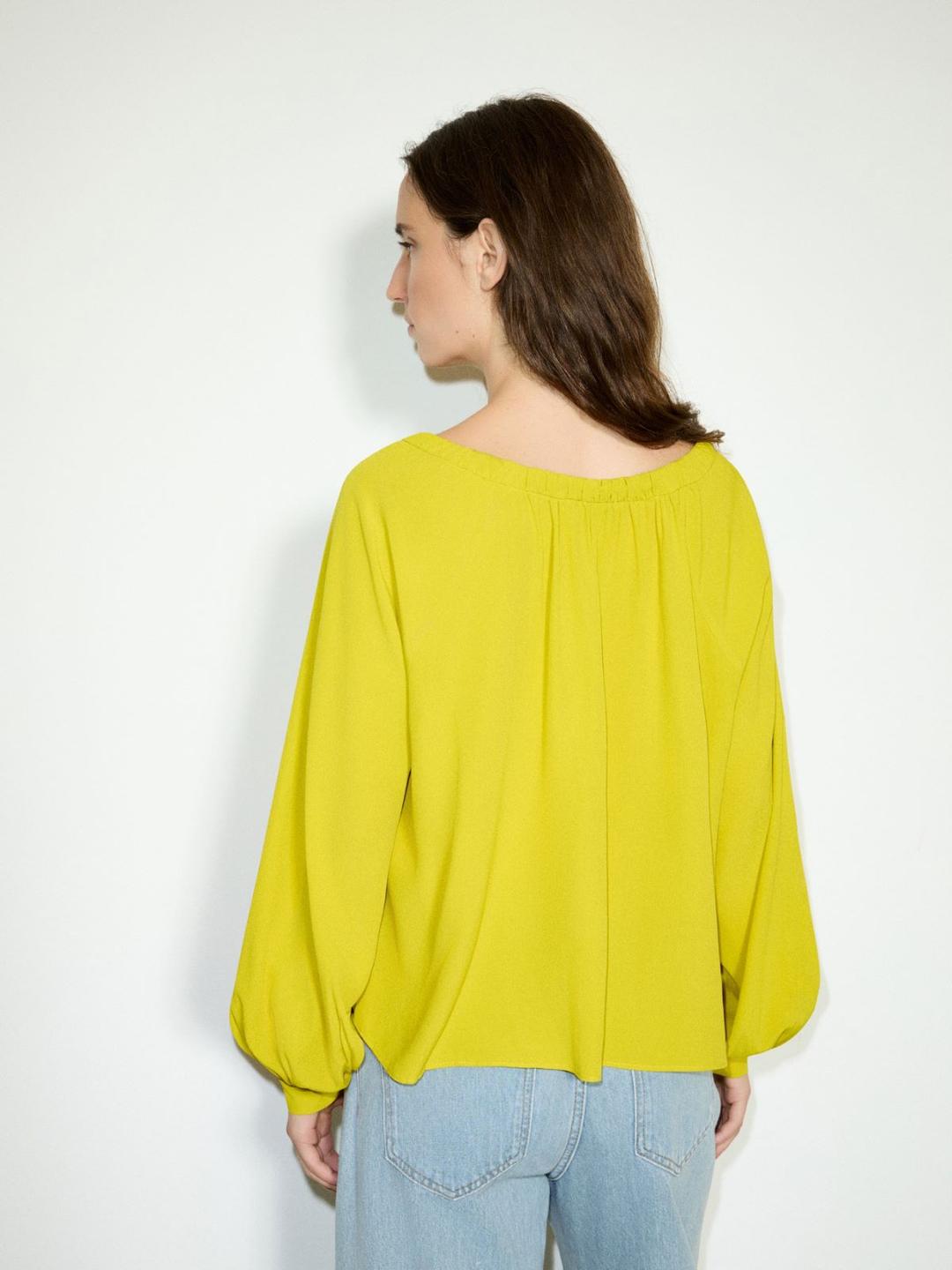 Blusa in crêpe de Chine | Max&Co Blusa in crêpe de Chine - vista alternativa - 8 | Max&Co