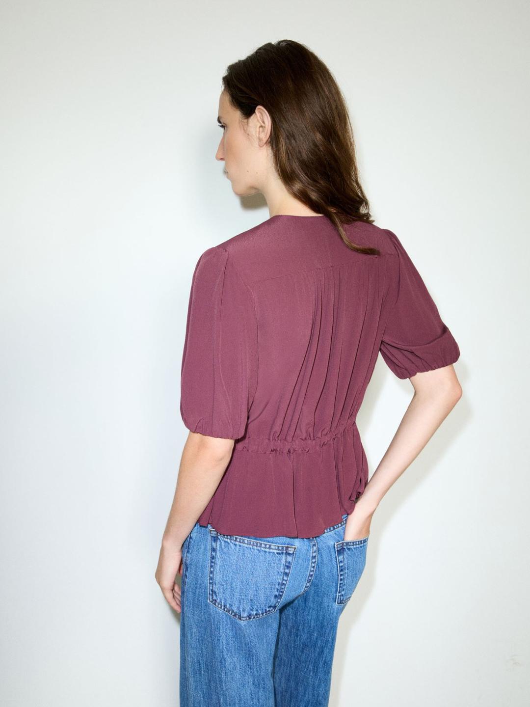 Camicia in crêpe de Chine | Max&Co Camicia in crêpe de Chine - vista alternativa - 2 | Max&Co