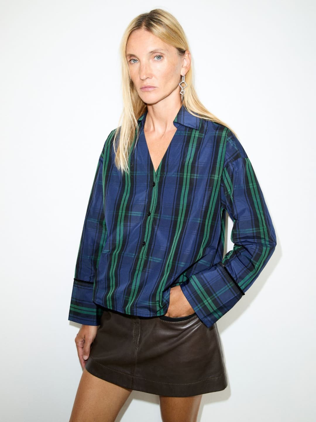 Camicia popover in taffettà | Max&Co Camicia popover in taffettà - vista alternativa - 12 | Max&Co