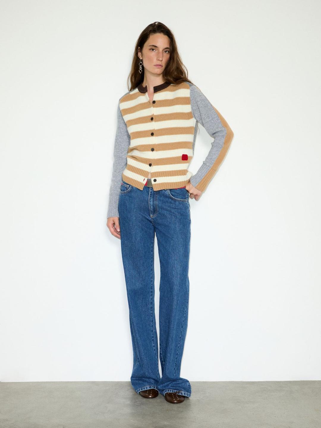 Cardigan patchwork in pura lana | Max&Co Cardigan patchwork in pura lana - vista alternativa - 17 | Max&Co
