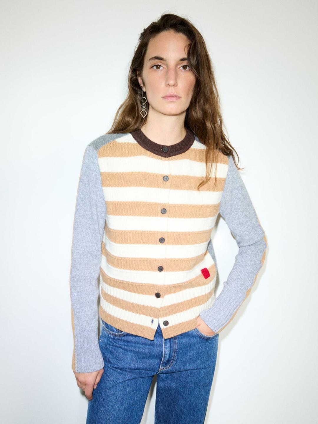 Cardigan patchwork in pura lana | Max&Co Cardigan patchwork in pura lana - vista alternativa - 17 | Max&Co