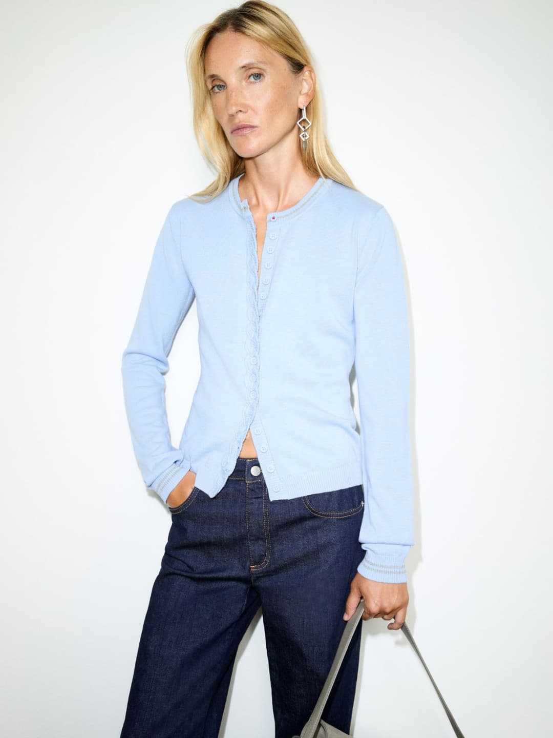 Cardigan con motivo a treccia | Max&Co Cardigan con motivo a treccia - vista alternativa - 20 | Max&Co